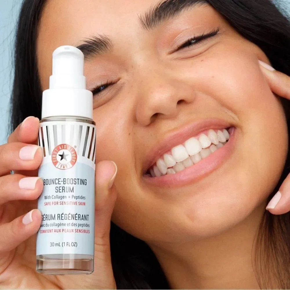 First Aid Beauty Bounce-Boosting Serum with collagen and peptides brand new box
